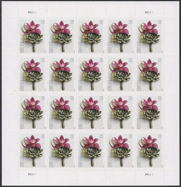 Contemporary Boutonniere 100pcs(5 sheets) - Image 2