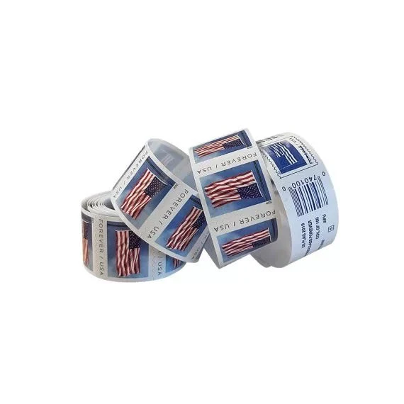 2019 U.S Flag Forever Stamps Roll 100pcs - Image 4