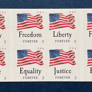 FOUR FLAGS Booklet Pane of 20 US Forever Stamps MNH 2012 Plate